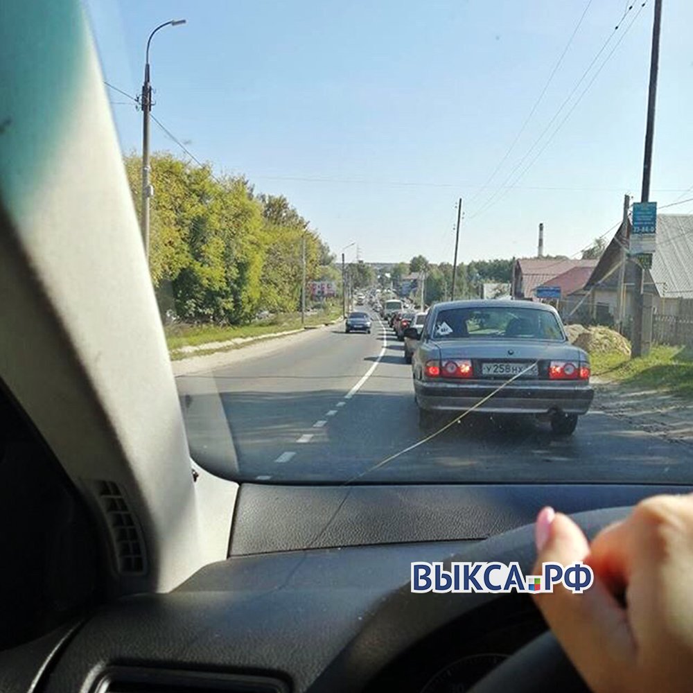 Большие пробки в маленьком городе